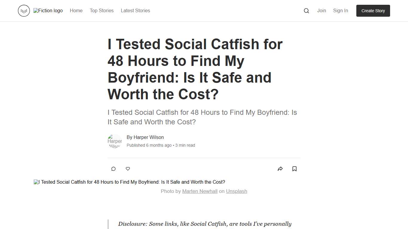 I Tested Social Catfish for 48 Hours to Find My Boyfriend: Is It Safe and Worth the Cost? Fiction